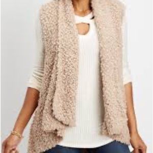 Maurice’s fall teddy vest